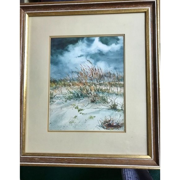Coastal Landscape Painting, by Alexandria, professionally framed, NC Coast - Picture 7 of 17